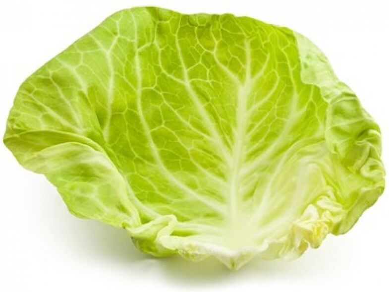 Boyuna tətbiq olunan bir kələm yarpağı osteokondroz səbəbiylə ağrıları aradan qaldırmağa kömək edəcəkdir.